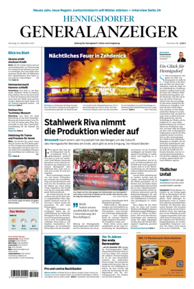 Cover of Hennigsdorfer Generalanzeiger