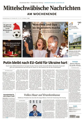 Cover of Mittelschwaebische Nachrichten