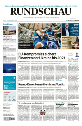 Cover of Rundschau für den Schwäbischen Wald – Der Kocherbote