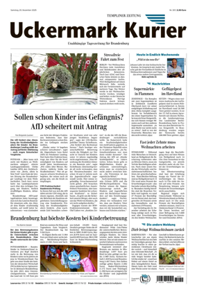 Cover of Templiner Zeitung