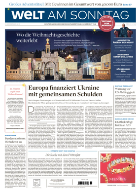 Cover of Welt am Sonntag
