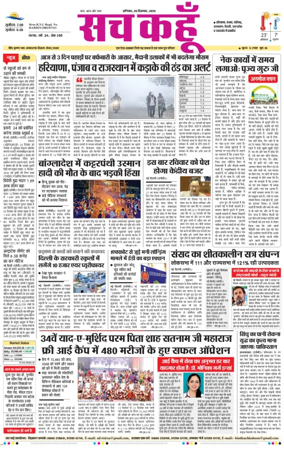 Cover of Sach Kahoon Haryana