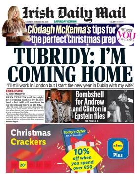 Cover of Irish Daily Mail