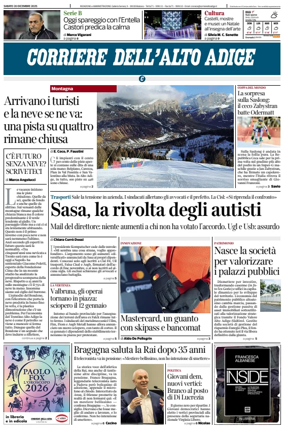 Cover of Corriere dell'Alto Adige