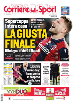 Cover of Corriere dello Sport (Lombardia)