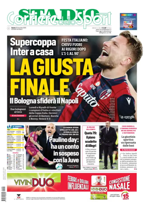 Cover of Corriere dello Sport Stadio (Nazionale)