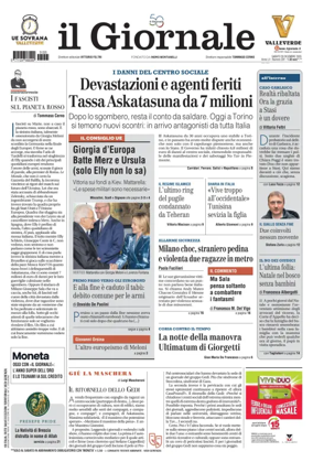 Cover of Il Giornale (Italy)