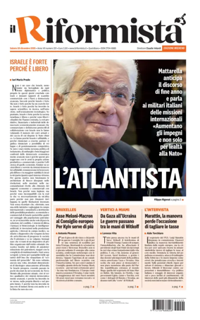 Cover of Il Riformista (Italy)