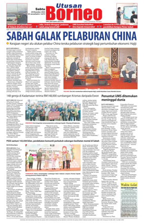 Cover of Utusan Borneo (Sabah)