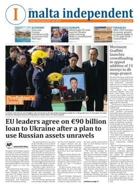 Cover of Malta Independent