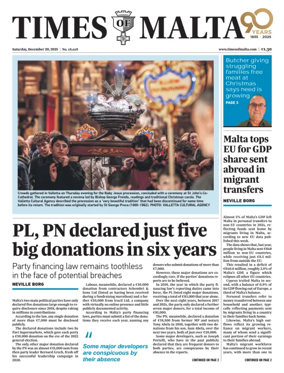 Cover of Times of Malta