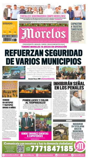 Cover of Diario de Morelos