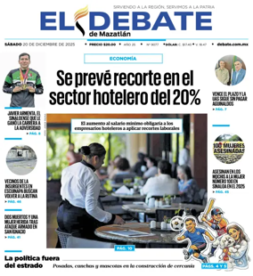 Cover of El Debate de Mazatlan