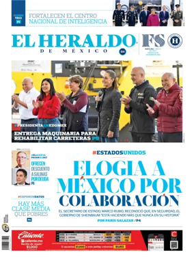 Cover of El Heraldo de Mexico