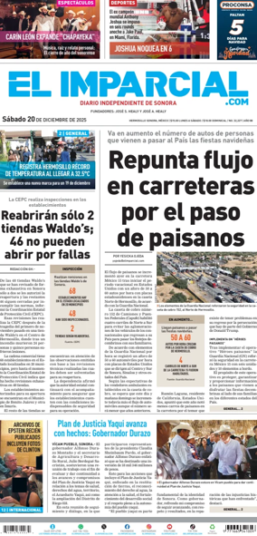 Cover of El Imparcial
