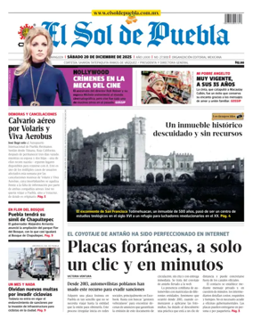 Cover of El Sol de Puebla