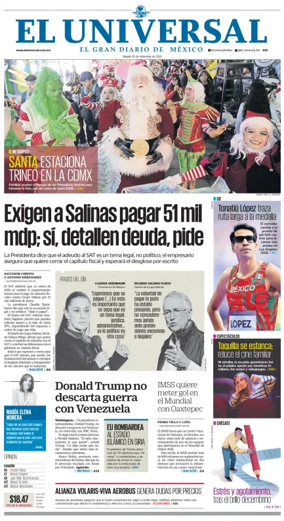 Cover of El Universal