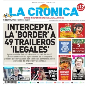 Cover of La Crónica