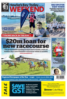 Cover of Hawke's Bay Today