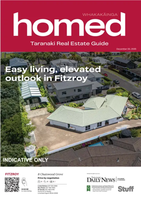 Cover of Homed Taranaki Daily News