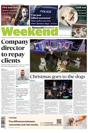 Cover of Manawatu Standard