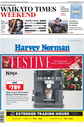 Cover of Waikato Times