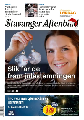 Cover of Stavanger Aftenblad