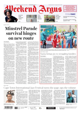 Cover of Weekend Argus (Saturday Edition)