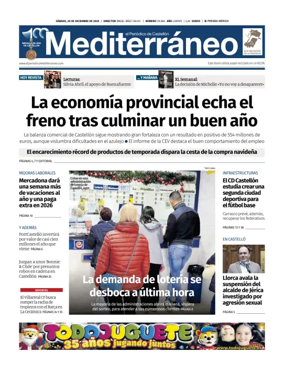 Cover of El Periodico Mediterraneo