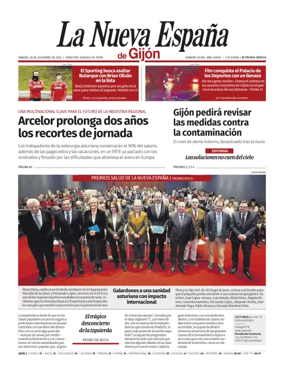 Cover of La Nueva España (Gijón)