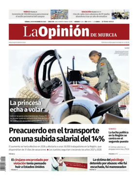 Cover of La Opinion de Murcia