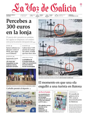 Cover of La Voz de Galicia (Carballo)