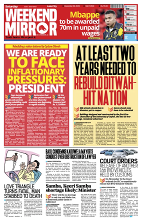 Cover of Daily Mirror (Sri Lanka)
