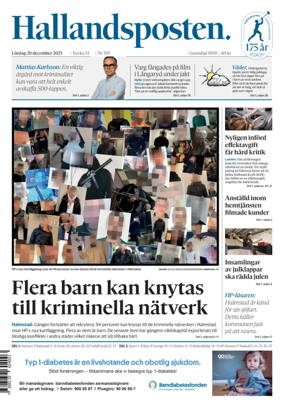 Cover of Hallandsposten