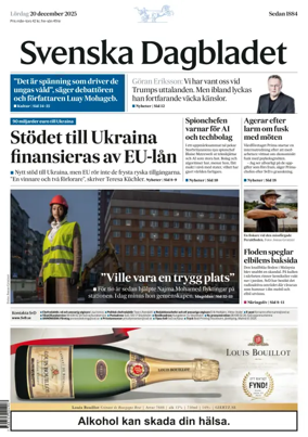 Cover of Svenska Dagbladet