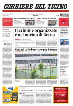 Cover of Corriere del Ticino