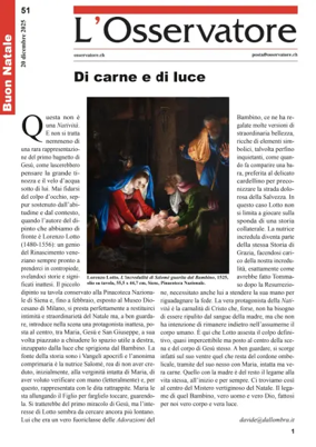 Cover of L'Osservatore
