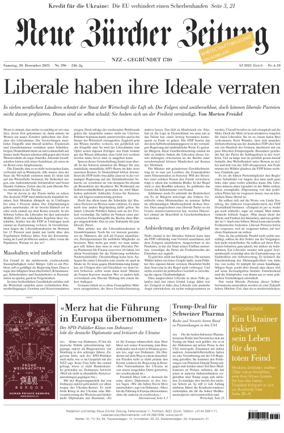 Cover of Neue Zürcher Zeitung
