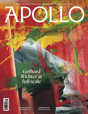 Cover of Apollo Magazine (UK)