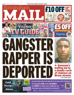 Cover of Birmingham Mail