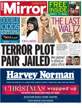 Cover of Daily Mirror (Northern Ireland)