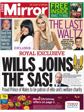 Cover of Daily Mirror