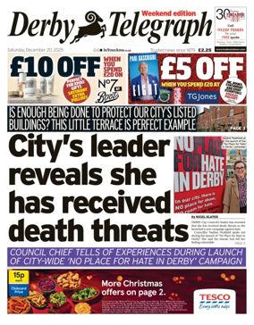 Cover of Derby Telegraph