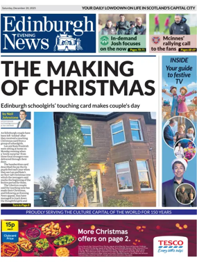 Cover of Edinburgh Evening News