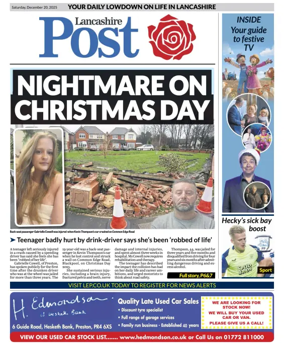Cover of Lancashire Evening Post