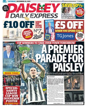 Cover of Paisley Daily Express