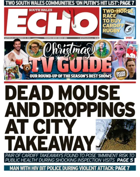 Cover of South Wales Echo