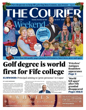 Cover of The Courier & Advertiser (Fife Edition)