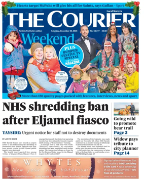 Cover of The Courier & Advertiser (Perth and Perthshire Edition)