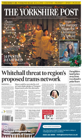 Cover of Yorkshire Post